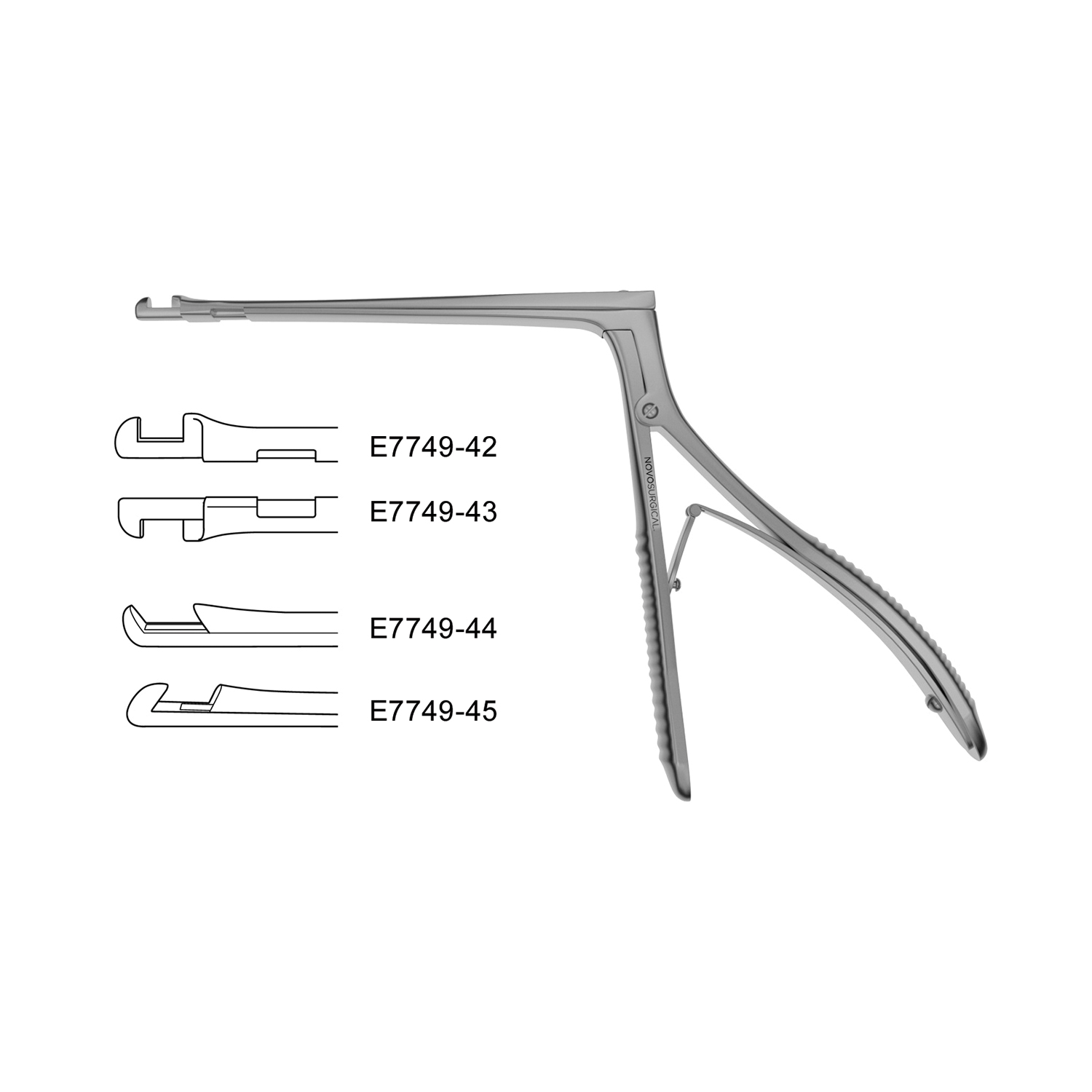 Hajek Antrum Punch Forceps, 4.0 mm bite, 5-1/2