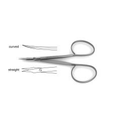 Stevens Tenotomy Scissors, ribbon style ring handle, 4" (10.2 cm)