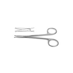 Dissecting Scissors, w/ probe, 4-1/8" (10.5 cm)