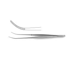 Brophy Forceps, curved, delicate pattern, 8" (20.0 cm)