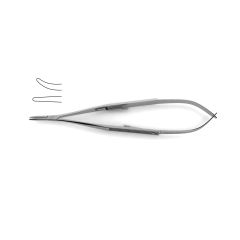 Castroviejo Needle Holder, standard pattern, smooth jaws, 5-1/2" (14.0 cm)