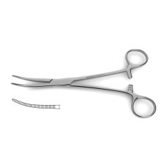 Crafoord (Coller) Artery Forceps, delicate pattern, curved