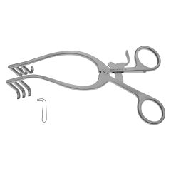 Weitlaner-Wullstein Retractor, arms angled downwards, 12.0 mm deep, 5-1/8" (13.0 cm)