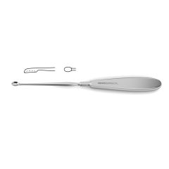 Bone Curette, oval, 6-1/2" (16.5 cm)