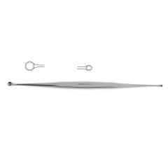Jansen Bone Curette, double-ended, straight