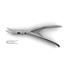 Leksell Bone Rongeur, double-action, fully curved, 9" (23.0 cm)