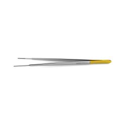 Gerald Thumb Forceps, tungsten carbide, serrated tips