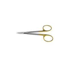 Iris Scissors, novocut™ (tungsten carbide blades w/ 1 micro serrated blade), 4-1/2" (11.4 cm)