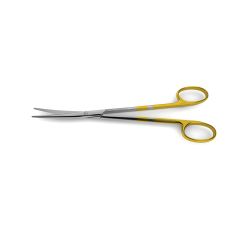 Metzenbaum Scissors, novocut™ (tungsten carbide blades w/ 1 micro serrated blade), delicate tips, curved