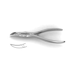 Kleinert-Kutz Bone Cutting Forceps, double-action, delicate blades, 6" (15.0 cm)