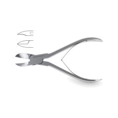 Nail Nipper, concave jaws, double spring