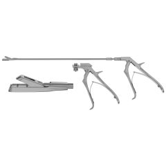 Yeoman Rotating Rectal Biopsy Forceps, improved pistol grip handle, rotating shaft, straight jaws w/ teeth, oval basket