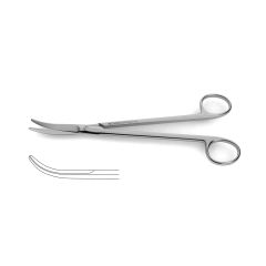Jorgenson Dissecting Scissors, strong curved blades, rounded tips
