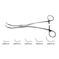 Hendren Clamp, very delicate cooley teeth, jaws calibrated at 5.0 mm intervals, 8-1/4" (21.0 cm)