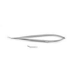 CV Elite - Jacobson Micro Scissors - Flat Handle - Fine Blades Angled On Flat