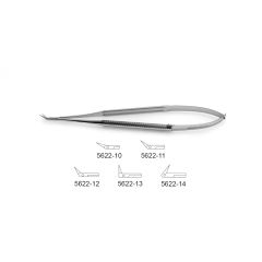 CV Elite - Zenith Jacobson Micro Scissors - Round Handle - Angled Tips, round handle, nano angled blades