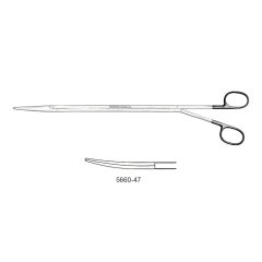CV Elite - Scissors With Sliding Mechanism - Supercut, supercut, shaft 10.0 mm wide, curved