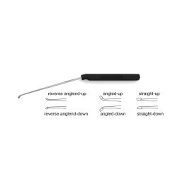 Cervical Axial Curettes, angled handle, 8-1/2" (21.0 cm)