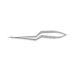 Jacobson Bayonet Needle Holder, flat serrated handle, 7" (18.0 cm)