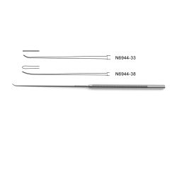 Caspar Micro Dissector, straight shaft, curved tip