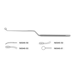 Nicola Micro Pituitary Instruments, bayonet shaft, malleable, 8-1/4" (21.0 cm)