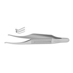 Troutman-Barraquer Corneal Utility Forceps (Colibri Type), very delicate, 0.12 mm teeth, 3" (7.5 cm)
