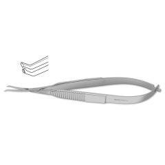 Maumenee Corneal Forceps, colibri type w/ 0.5 mm tying platform mounted on a pivot action handle, 0.10 mm teeth, 4-3/4" (12.0 cm)