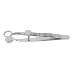 Lambert Chalazion Forceps, smooth blade, locking thumb screw, 3-1/2" (9.5 cm)