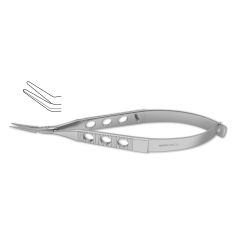 Kratz Lens Holding Forceps, very delicate narrow jaws, smooth, slightly curved, 4-1/2" (11.5 cm)