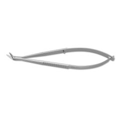 Castroviejo Corneal Section Scissors, micro pattern, lower blade 0.5 mm longer than upper blade, 6.0 mm lower blade, blunt tips, 4-1/8" (10.5 cm)