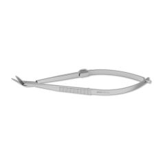 Troutman-Castroviejo Corneal Section Scissors, miniature pattern, 6.0 mm equal length blades, w/ lock, 4-1/2" (11.5 cm)