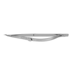 Troutman-Castroviejo Corneal Section Scissors, miniature pattern, 10.0 mm equal length blades, w/ lock, 4-1/8" (10.5 cm)