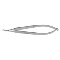 Vannas Capsulotomy Scissors, very delicate 6.0 mm blades, wide handle, 4-1/2" (11.5 cm)