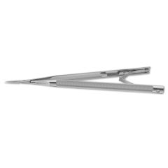 Castroviejo Needle Holder, 9.0 mm jaws, round handles, 4-3/4" (12.0 cm)