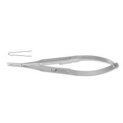 Castroviejo Needle Holder, very delicate, 9.0 mm smooth jaws, flat wide handle, 5.1" (13.0 cm)