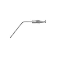 Ferguson-Frazier Suction Tube, strong angle, 4" (100.0 mm) tube length