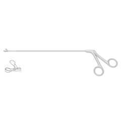 Jako-Kleinsasser Micro Laryngeal Cup Forceps, 1.0 mm cups, extremely delicate 8-5/8" (22.0 cm) shaft