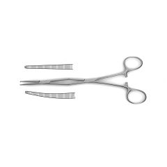 Tendon Guide Forceps (Tendon Retriever), double-action, serrated jaws with 1x2 teeth, 8" (20.0 cm)