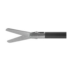 Metzenbaum Scissors Straight Serrated - 3 Piece Modular Reusable Insert, insert only, 5.0 mm sheath diameter, straight, serrated, double action