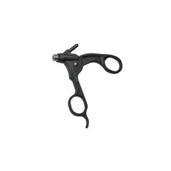 Ergonomic Carbon Fiber Handle - 3 Piece Modular Reusable System, non-conductive