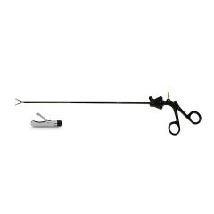 Quick Clean™ Hook Biopsy Punch, w/ flushport, single action, non-ratcheted, fixed, monopolar, radel™ (insulated), 8.5 mm jaw, 5.0 mm