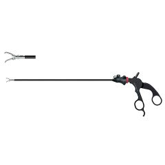 Dissecting Forceps - 3 Piece Modular Reusable Full System, complete system, 5.0 mm sheath diameter, 90 degree angled, very fine, double action