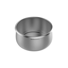 Sponge Bowl, stainless steel, wide-mouth, flat bottom & straight sides