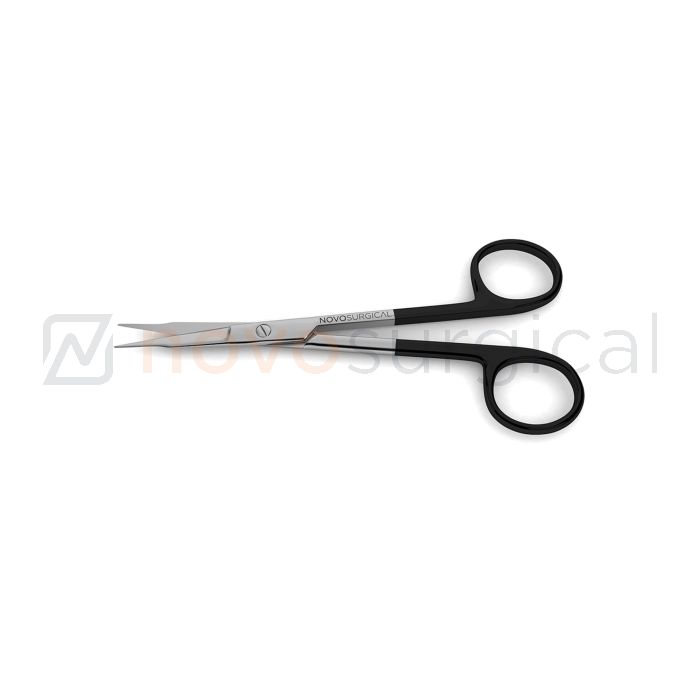 Knapp iris/utility scissors, 4'',straight 30.0mm blades, sharp/blunt tips,  ring handle