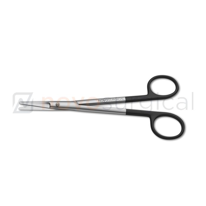 Fomon Dorsal Scissors - Angled Shanks Serrated Blades