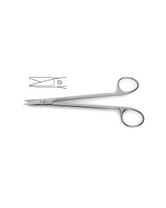 Quimby Gum Scissors, sharp, 5-1/8" (13.0 cm)