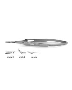 Micro Dissecting Scissors, flat handle, 10.0 mm blades, 5" (12.5 cm)