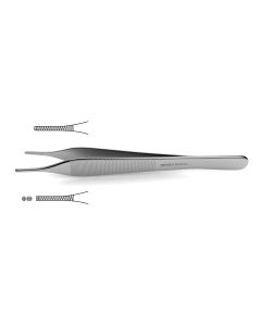 Adson Thumb Forceps, cross-serrated tips