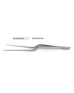 Lucae Bayonet Dressing Forceps, 5-1/2" (14.0 cm)