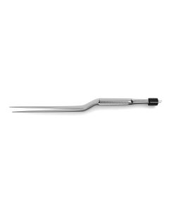 R-Type Bipolar Bayonet Forceps, round handle